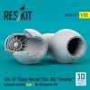 RESKIT RSU32-0212 F/A-18 Super Hornet/EA-18G Growler exhaust nozzles type 1 for Trumpeter kit (3D Printed) (1/32)